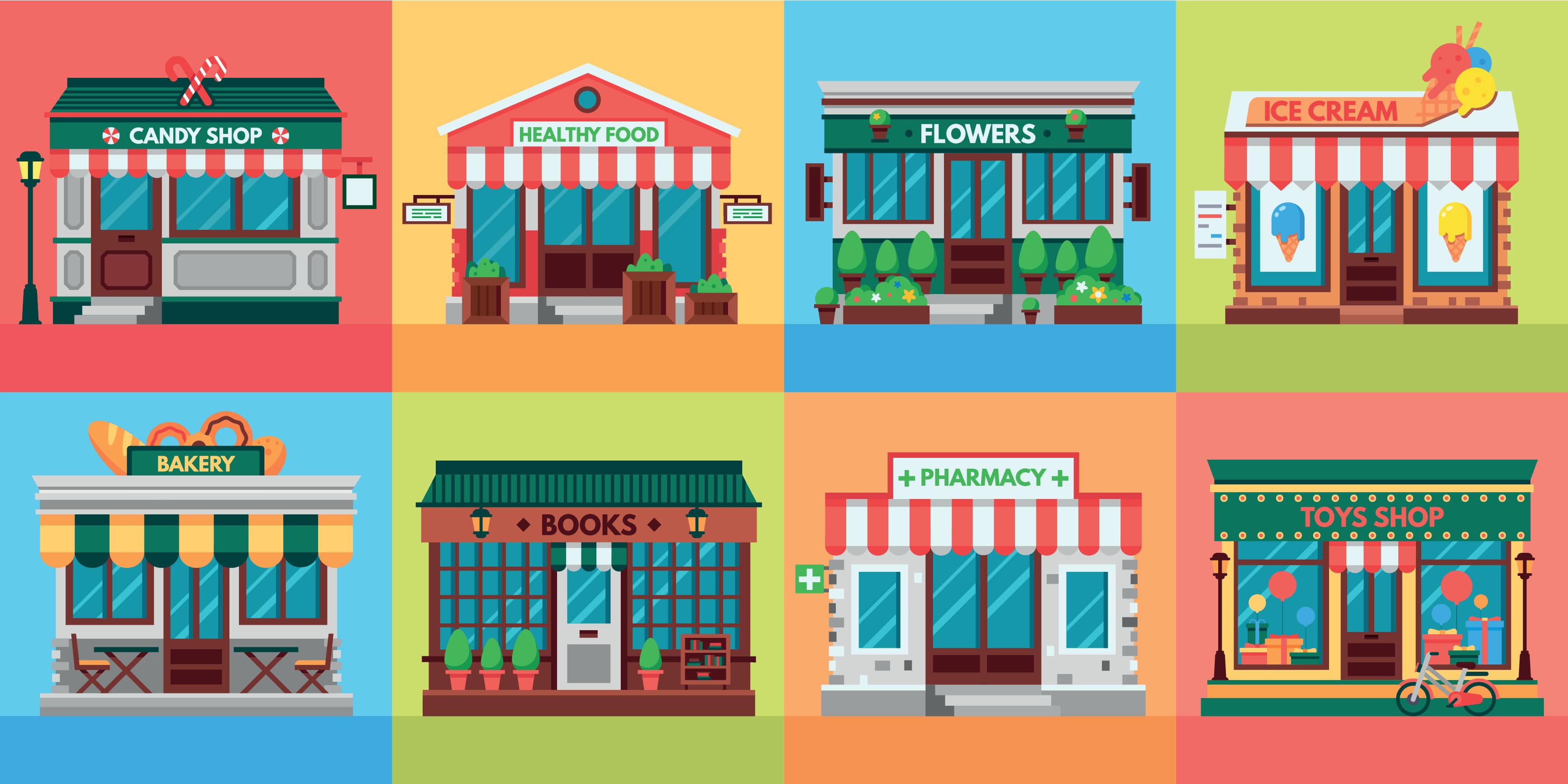 Retail shops